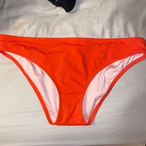 red swim bottoms